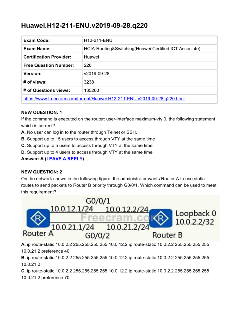 H12-831_V1.0-ENU資格難易度