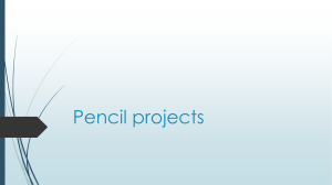 Pencil projects the 105