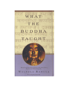 What the Buddha Taught - Walpola Rahula - Book E
