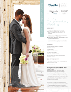 Wedding Packages Royal Cancun