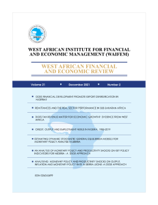 Monetary Policy Analysis