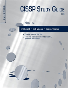 cissp study guide - feldman joshua misenar seth cond eric  seth misenar  joshua feldman  kevin riggins