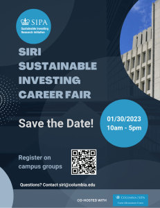 SIRI Sustainable Investing Career Fair 2023 1671574144