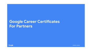 Google Career Certificate Paths to Choose