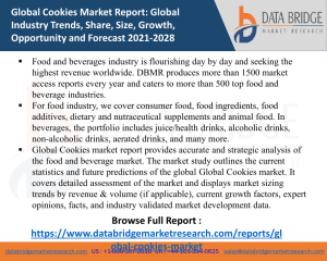 Cookies Market- FOOD & BEVERAGES
