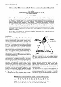 1999 Le Bas Sovite alvikite chemistry