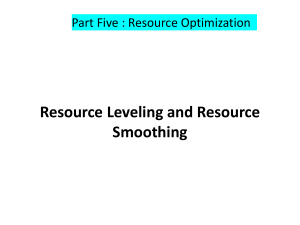 resource leveling (1)