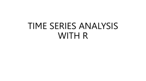 TIME SERIES ANALYSIS WITH R PRACTICAL