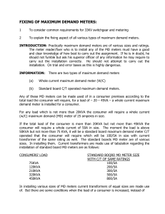 DEMAND METERS