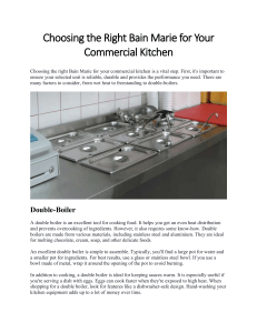 Choosing the Right Bain Marie for Your Commercial Kitchen