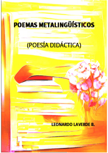 Poemas Metalinguisticos