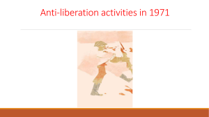 6-Anti-liberation activities