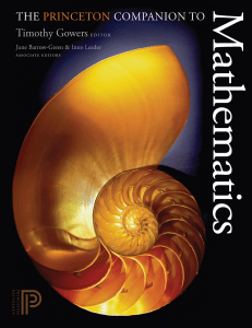 The Princeton Companion to Mathemathics