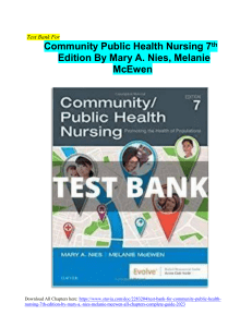 Community Public Health Nursing 7th Edition