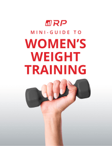 RP Mini Guide to Women s Weight Lifting