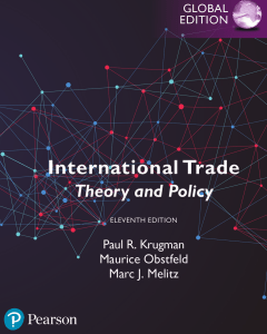 International Trade Theory & Policy