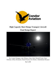 High Capacity Short Range Transport Aircraft Design Report