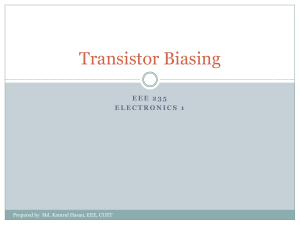Lec 06 Transistor Biasing EEE EEE 235-converted