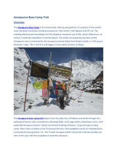 Annapurna Base Camp Trek - Best Trip for All Aged Travelers