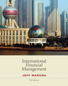 International Financial Management- Jeff Madura
