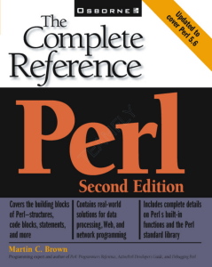 Perl The Complete Reference 2nd Edition