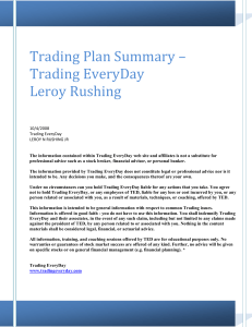 236031648-Trading-Plan-Lite