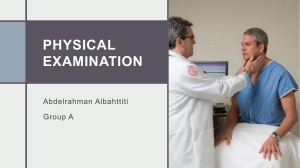 Physical examination