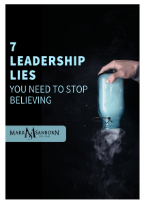7 Leadership Lies