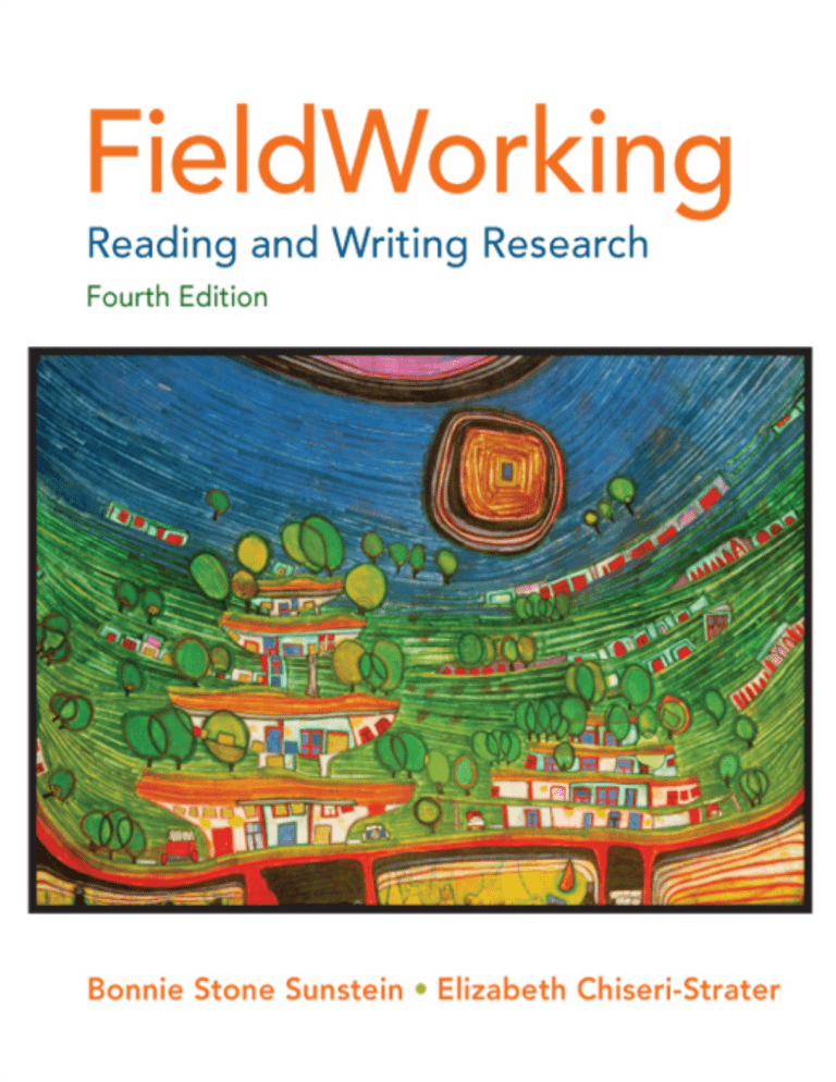 fieldworking reading and writing research pdf