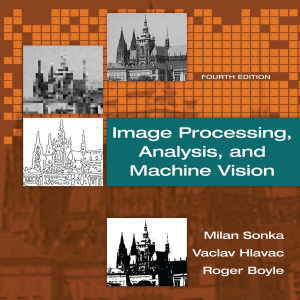 Milan Sonka, Vaclav Hlavac, et al., Image Processing, Analysis, and Machine Vision (2014)