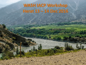 WASH IACP Workshop
