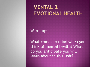 Mental and Emotional Health (1)