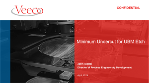 2 Veeco Minimum Undercut