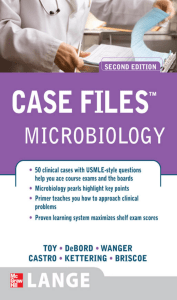 2008 Case Files Microbiology 2nd