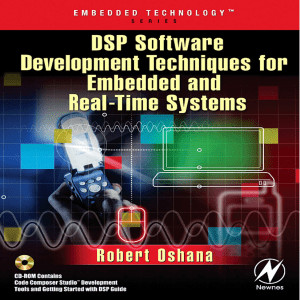 DSP Software development techniques for embedded and real time systems embedded technology
