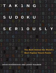 Taking Sudoku Seriously  The Math Behind the World's Most Popular Pencil Puzzle ( PDFDrive )