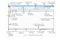 Microsoft Excel Interface Labeled