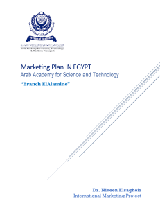 AAST-Marketing-plan-IN-EGYPT