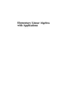 Linear Algebra Book