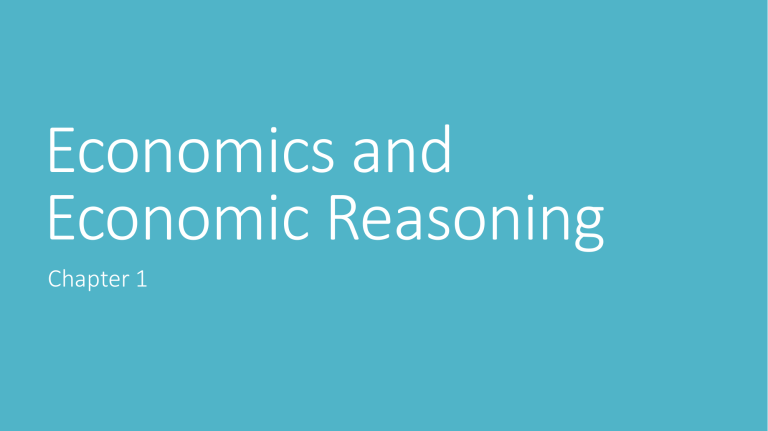 Intro Into Economics