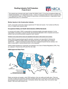 Roofing Fall Protection Guide: OSHA Standards & Safety