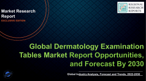 Global Dermatology Examination Tables Market size See Incredible Growth during 2030