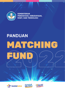 Panduan Matching Fund 2022