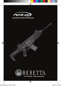 Beretta ARX100 manual 6.25.131