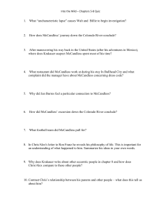 Into the wild chpats 5-8 quiz