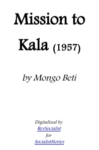 Mission to Kala - Mongo Beti