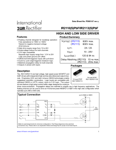 Infineon-IR2110-DataSheet-v01 00-EN