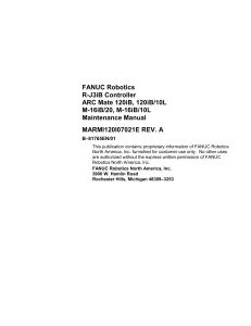 Fanuc 120iB Maintenance Manual