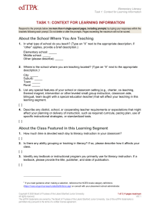 edTPA ELL Context For Learning (1)