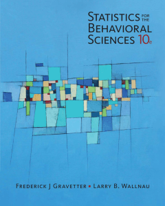 Statistics for the Behavioral Sciences by Frederick J Gravetter Larry B Wallnau z-lib copy